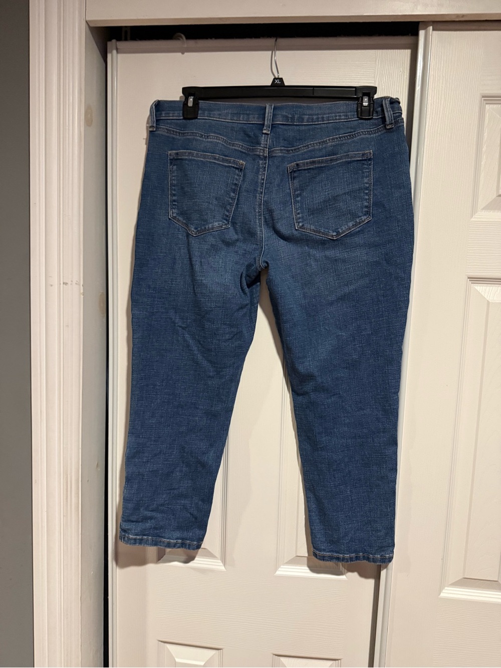 SONOMA Women's Dark Blue Cropped Slim Jeans - Picture 2 of 3